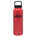 Durable Stainless Steel Vacuum Sports Bottle Red 40oz